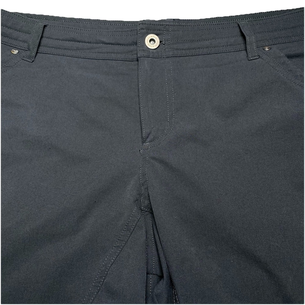 Kuhl Freeflex Roll-Up Pants 18W Regular Womens Cargo Dark Gray Gorpcore READ